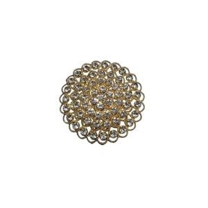Elegant Gold and Silver Brooch